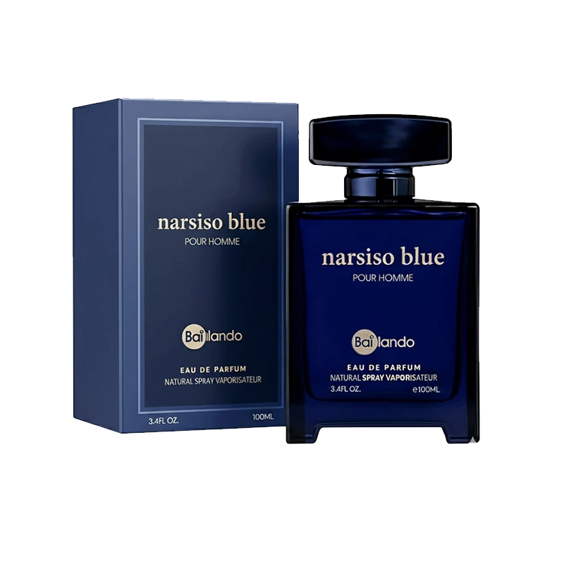 ادو پرفیوم مردانه بایلندو مدل narsiso blue حجم 100 میلی لیتر